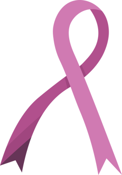 Purple awareness ribbon for cancer and disease support png