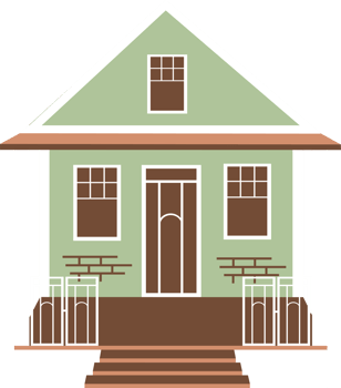 Elegant European Style House with Classic Architecture png