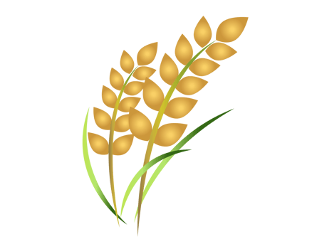 Rice plant icon, represent wheat, corn, oats, sorghum, crops, field, harvests and farming png