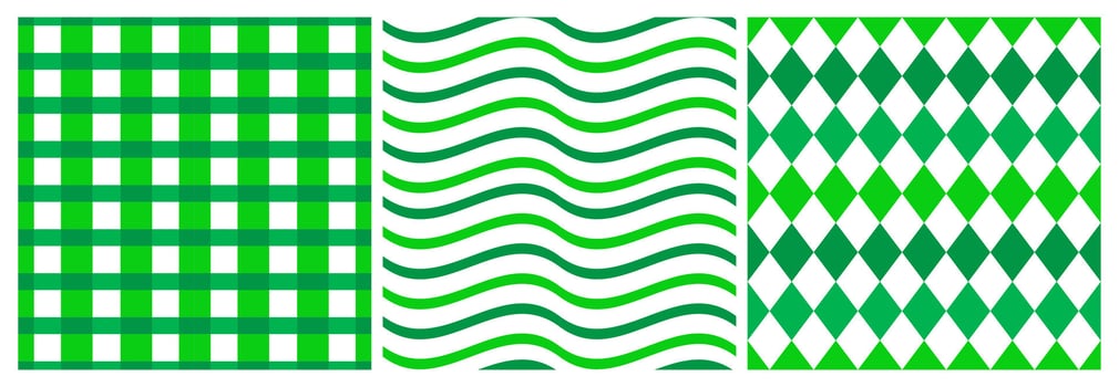 Flat Cartoon Illustration of Saint Patrick's Day Seamless Pattern Design vector