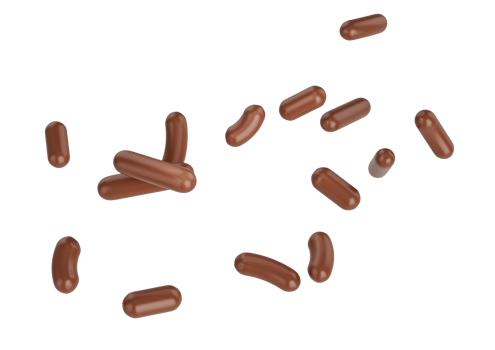 Chocolate Sprinkles For Cakes, Ice Cream And Desserts Falling 3D Illustration png