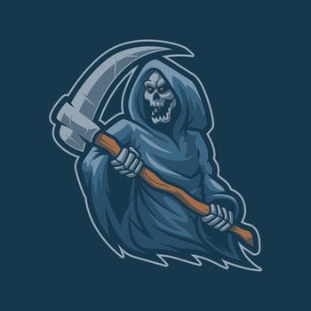 Skull Killer Mascot Illustration is perfect for your brand business vector