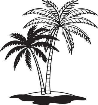 Coconut Tree Image vector