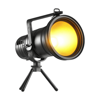 Spotlight on Tripod on Transparent Background png