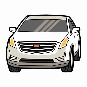 Car Design with Solid Colors for Transportation Branding vector