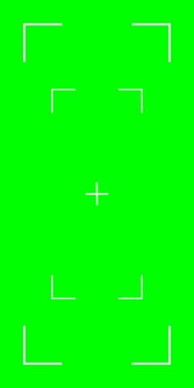 Vertical green background for chroma key effects. Used in social media production for adding VFX. vector