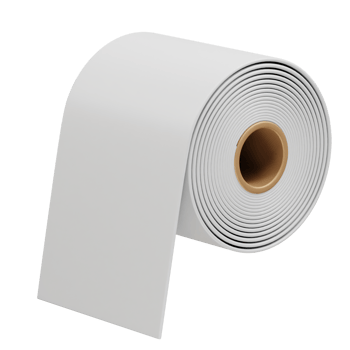 Toilet paper roll for bathroom icon illustration 3d render png