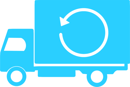 blue shipping refresh logistics png
