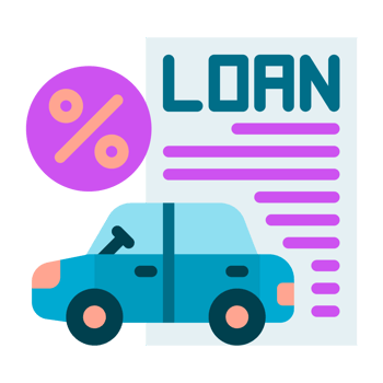 Loan car icon png