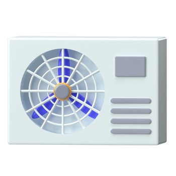 AC Condenser 3D Icon png