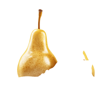 pear isolated on transparent background png