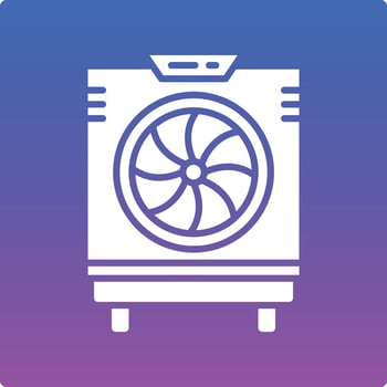 Cooler Illustration Icon vector