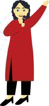 Beauty Woman Singer vector