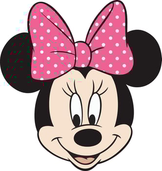 Disney Minnie Head vector