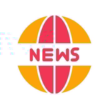 News Website Icon Design vector