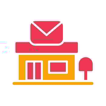 Post Office Icon Design vector