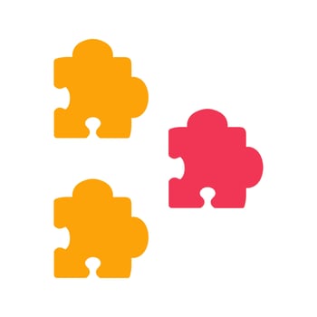 Puzzle Icon Design vector