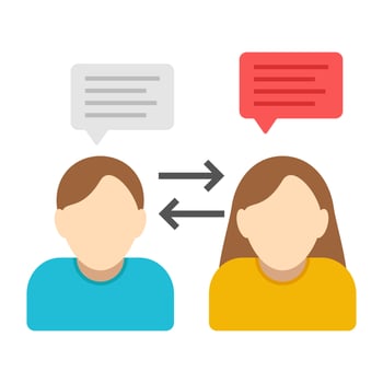 Premium download icon of communication response vector