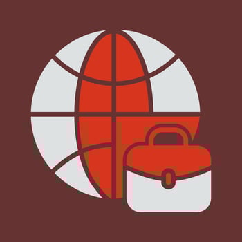 International Job Icon Design vector