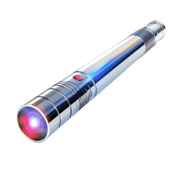 Blue Flashlight on Transparent Background png
