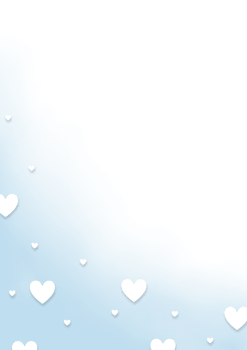 Blue heart shaped frame on Transparent background png