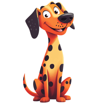 Puppy Smiles Sitting isolate on transparent backgorund. png