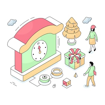Premium download illustration of new year countdown vector