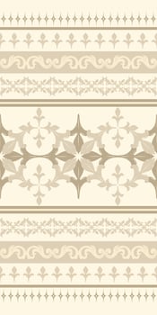 The Classy Scroll Beige Fleur De Lis Pattern Seamless Illustration for Elegant Textile Design silk, scarf, background, textile, carpet, rug, texture, hand-draw vector