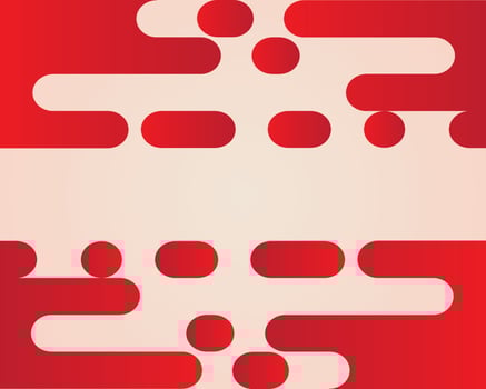 Abstract red and pink round lines background vector