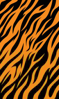 Abstract striped tiger skin pattern wallpaper vector
