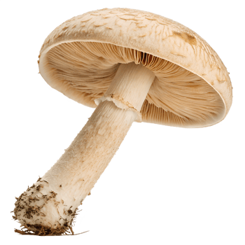 Forest mushroom isolated on the transparent background png
