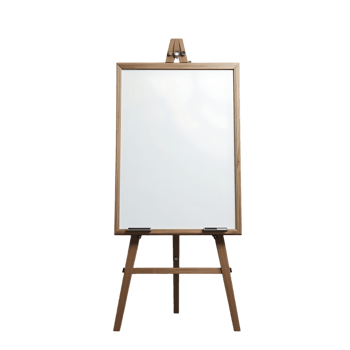 Realistic Whiteboard Isolated on Transparent Background for Design Projects png