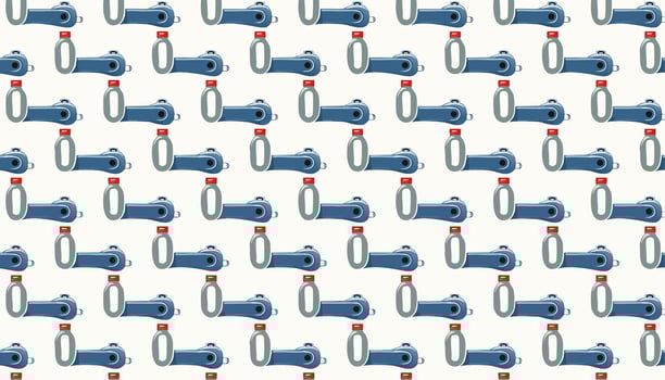 Pattern with manual can opener. illustration. Stock image. vector