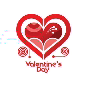 Happy Valentines Day. Heart, Love, Cricut Cutting Files vector