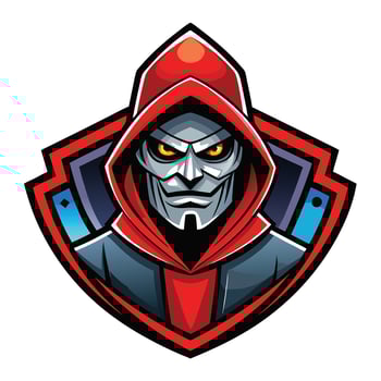 a cartoon character with a hoodie on vector