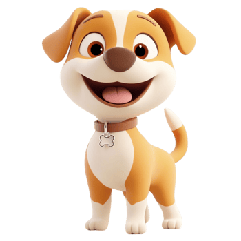 Wagging Tails and Smiles, illustration png