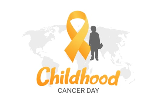 International Childhood Cancer Day Illustration. Childhood Cancer Awareness Month design vector