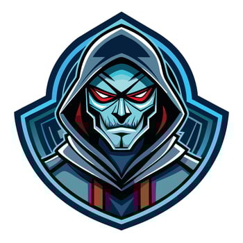the evil grim reaper mascot vector