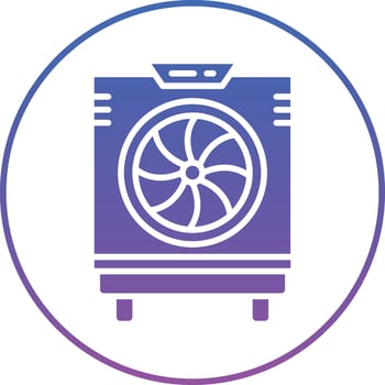 Cooler Illustration Icon vector