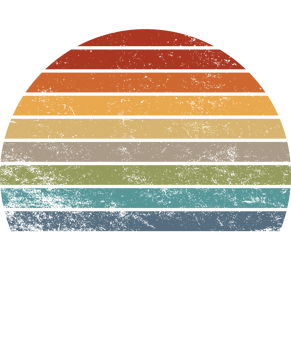 Distressed Retro Sunset Graphic png