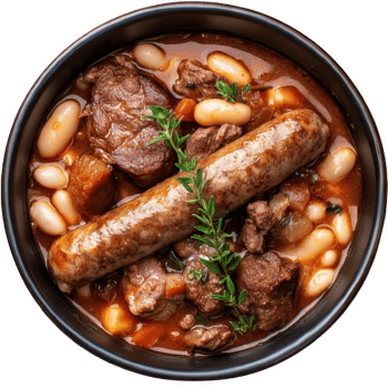 Cassoulet. French food png