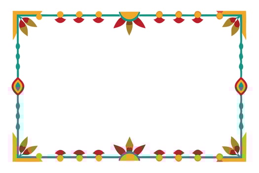 Retro red rose flowers and leaves vector