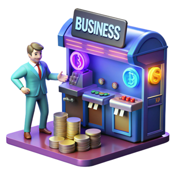Cryptocurrency Exchange Kiosk Digital Currency Business png