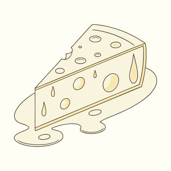 Emmental Cheese Dairy Illustration vector