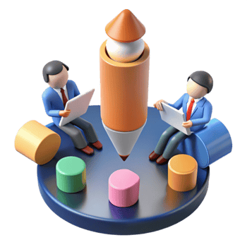 Teamwork, Collaboration, and Creative Ideas A 3D Illustration png