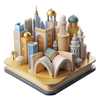 Cityscape Architecture Book A 3D Model of Urban Structures png
