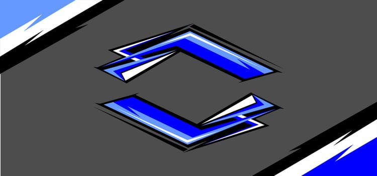 racing stripes logo decals sticker vector