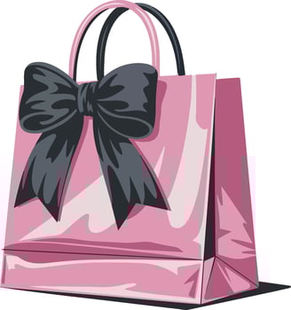 Fashionable Wome Shopping Bag Ideas vector