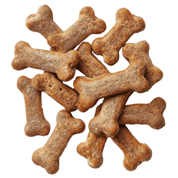 Delicious baked treats shaped like dog bones png