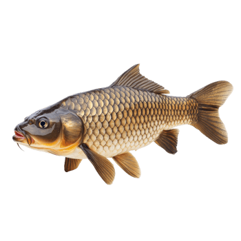 Detailed view of a freshwater fish swimming png